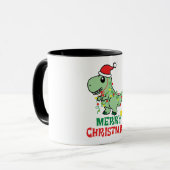Mug dinosaure merry xmas (Devant gauche)