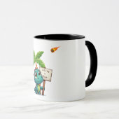 Mug dinosaure mignon et drôle (Devant droit)