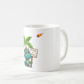 Mug dinosaure mignon et drôle (Devant droit)