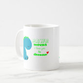 Mug Dinosaure mignon RAWR (Devant gauche)