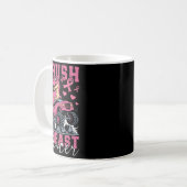Mug Dinosaure Monster Camion Pink Ribbon Crush Breast (Devant gauche)