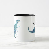 Mug Dinosaure personnalisé de nom (Centre)