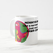 Mug Dinosaure Personnalisé Photo Et Texte (Devant gauche)
