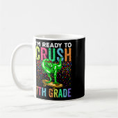 Mug Dinosaure Premier Jour D'école 7e Skateboardin (Gauche)