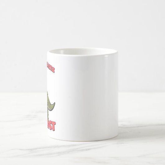 Mug Dinosaure rétro mignon - Faire disparaître les fas (Centre)