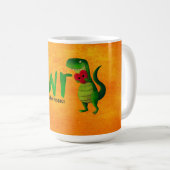 Mug Dinosaure romantique de RAWR T-rex (Devant droit)