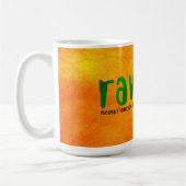 Mug Dinosaure romantique de RAWR T-rex (Gauche)
