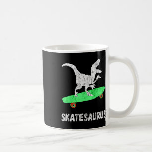 Mug Dinosaure skateboard skateboard T-rex drôle Skat