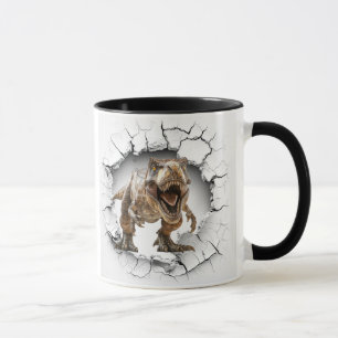 Mug Dinosaure sortant de la grotte