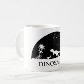 Mug Dinosaure Sous Les Étoiles (Devant gauche)
