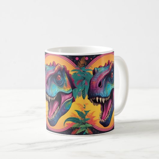 Mug Dinosaure T-Rex Cute (Devant droit)