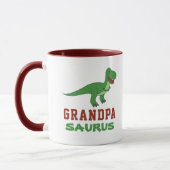 Mug Dinosaure T-Rex Dino Granddad Abuelo Grandpasaurus (Gauche)