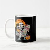Mug Dinosaure T Rex squelette Halloween effrayant garç (Gauche)