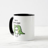 Mug Dinosaure valentines (Devant gauche)