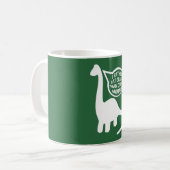 Mug Dinosaure végétalien (Devant gauche)