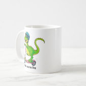 Mug Dinosaure Vert Cool (Devant gauche)
