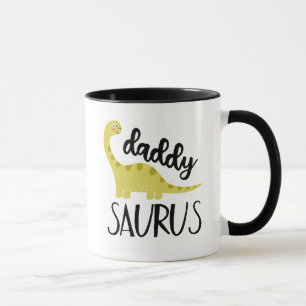 Mug Dinosaure vert de Saurus de papa