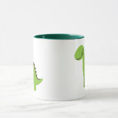 Mug Dinosaure vert mignon (Centre)