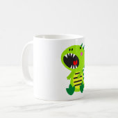 Mug Dinosaure vert RAWR (Devant gauche)