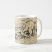 Mug Dinosaures classiques (Devant droit)