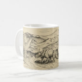 Mug Dinosaures classiques (Devant gauche)