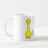 Mug Dinosaures colorés mignons personnalisables de (Gauche)