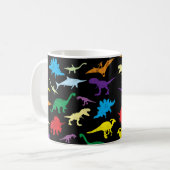 Mug Dinosaures colorés Motif pour enfants (Devant gauche)