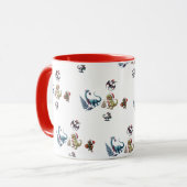Mug Dinosaures de Noël (Devant gauche)