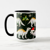 Mug Dinosaures de Noël (Gauche)