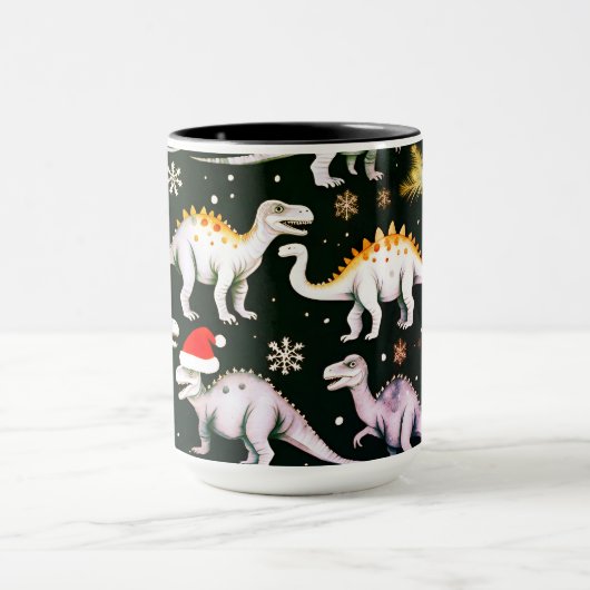 Mug Dinosaures de Noël (Centre)