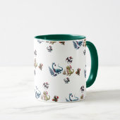 Mug Dinosaures de Noël (Devant droit)