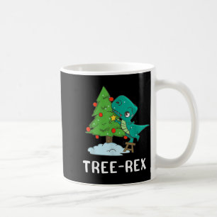 Mug Dinosaures de Noël drôles Arbre de Noël Rex Mignon