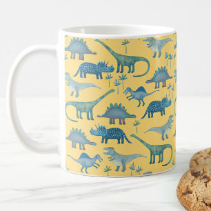 Mug Dinosaures jaune