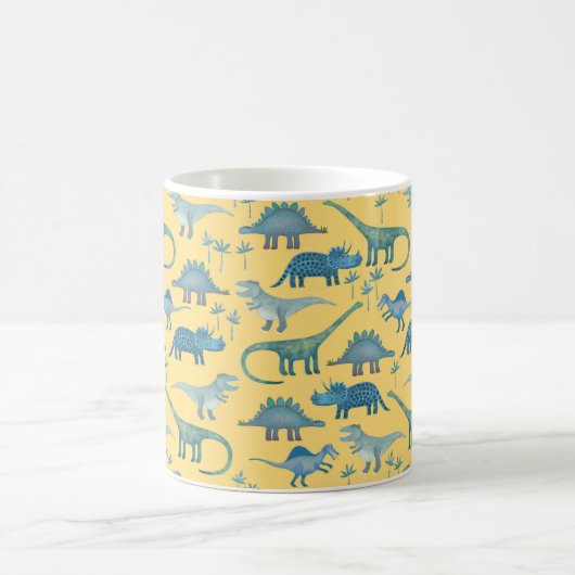 Mug Dinosaures jaune (Centre)