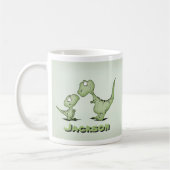 Mug Dinosaures personnalisés (Gauche)