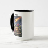 Mug Dinosaures regardant le météore entrant (Devant gauche)
