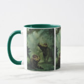 Mug Dinosaures Rétro, Centrosaurus dans la Jungle (Gauche)