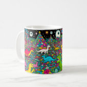 Mug Dinosaures trippés (Devant gauche)