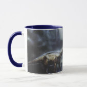 Mug Dinosaures Vintage, Barapasaurus avec Nuages d'Ora (Gauche)