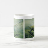 Mug Dinosaures Vintage, Brachiosaurus nageant dans l'o (Centre)