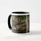 Mug Dinosaures Vintage, Stégosaure, Queue avec des poi (Devant gauche)