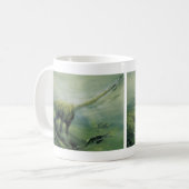 Mug Dinosaures vintages, Brachiosaurus Nager dans l'oc (Devant gauche)