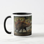 Mug Dinosaures vintages, Stegosaurus, Queue avec Spike (Gauche)