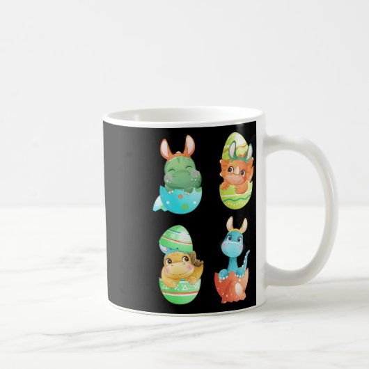 Mug Dinosaurs Hatch Out Of Easter Eggs  (Droite)