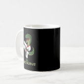 Mug Dinosaurus Karaté Funny Karatesaurus T-rex Graphiq (Devant gauche)