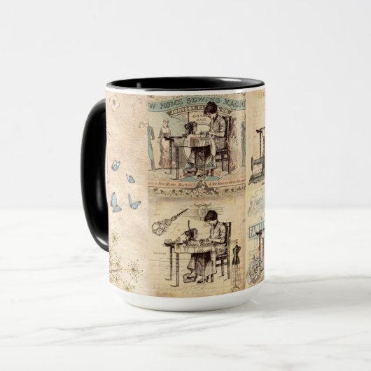 Mug d'inspiration à coudre (Devant gauche)