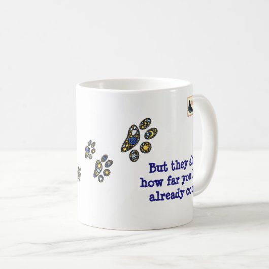 Mug d'inspiration - Continuez à bouger (Devant droit)