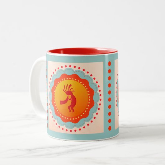 Mug d'inspiration sud-ouest de Kokopelli (Devant gauche)