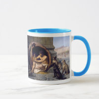 Diogène entouré de chiens - par Jean Leon Gerome