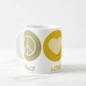 Mug Diplomatie d'amour de paix (Devant gauche)